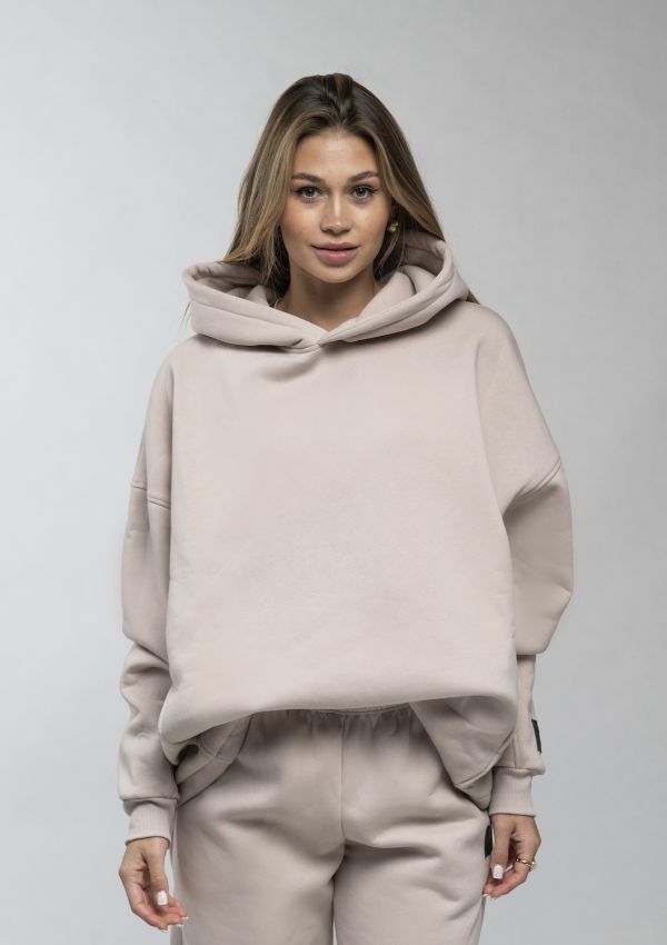 Flow Hoodie béžová